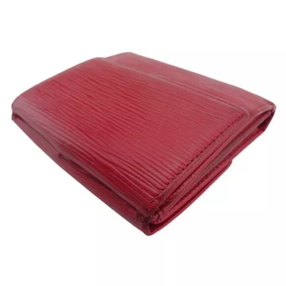 LOUIS VUITTON W Hook Wallet Epi Epi Leather Authentic Used - Picture 3 of 8